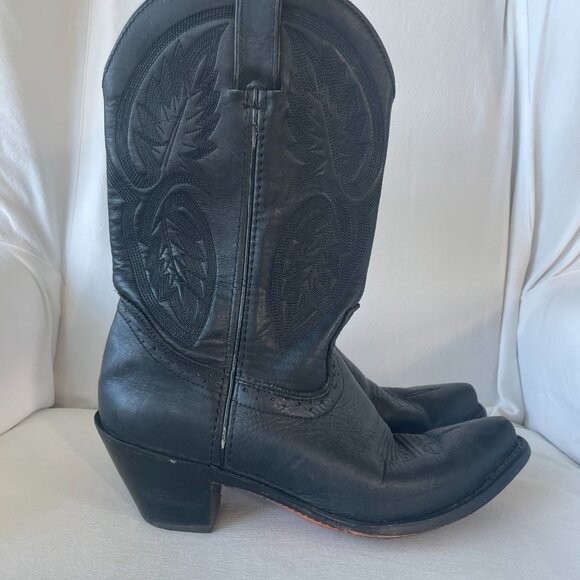 Vintage black cowboy boots - Picture 2 of 6